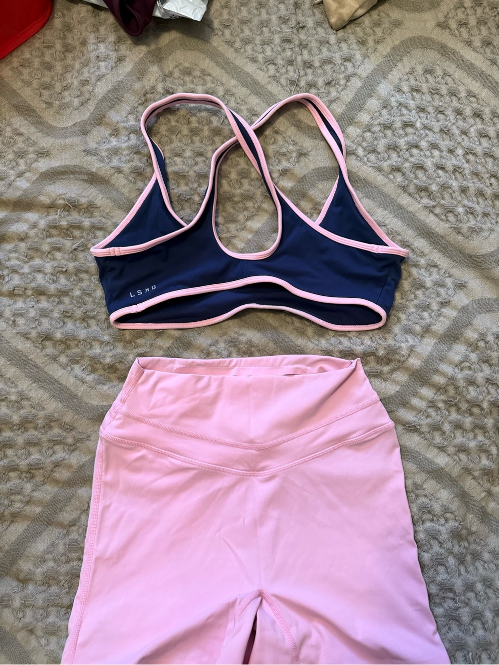 LSKD & Emily Loogman Shorts & Sports Bra Set - Picture 2 of 2